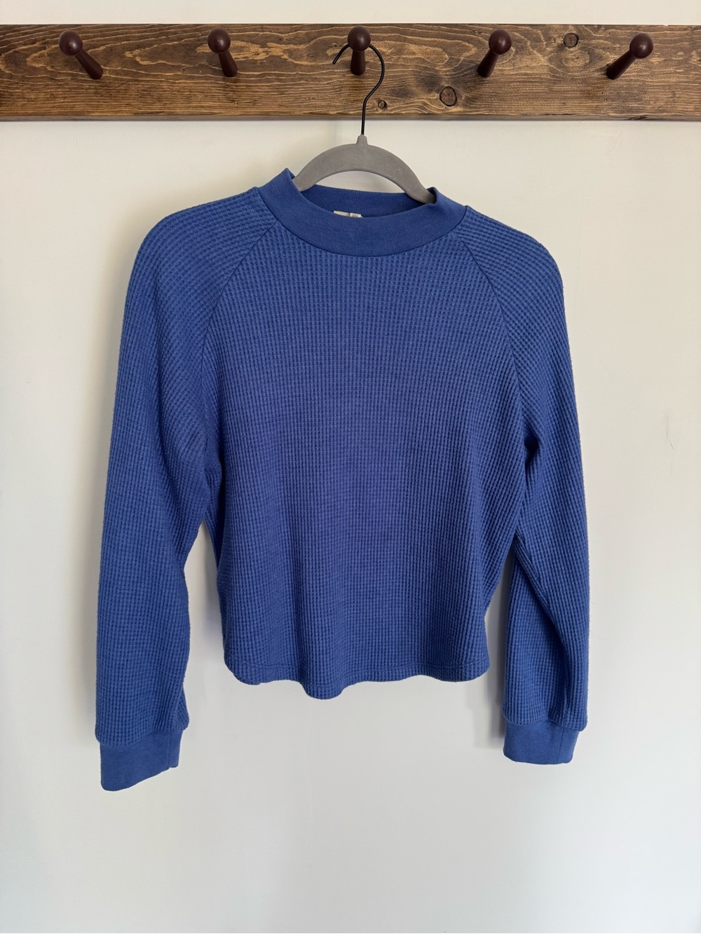 Madewell Waffle Knit Pullover Crew Neck